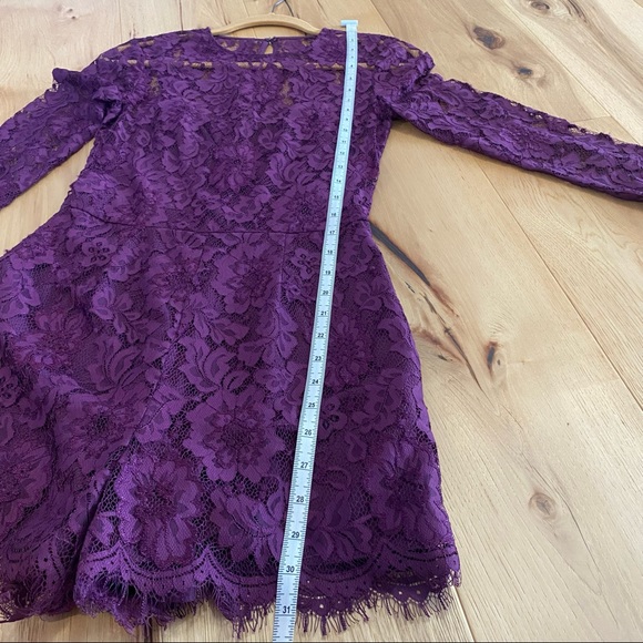 Cynthia Rowley Plum Midnight Lace Romper EUC - Picture 16 of 16